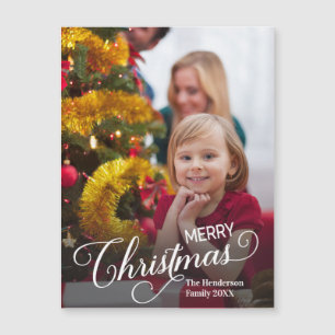 Merry Christmas Simple Custom Photo