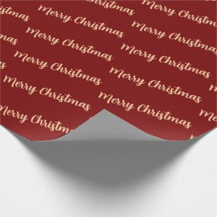 Merry Christmas Simple Stylish Modern Minimal Wrapping Paper