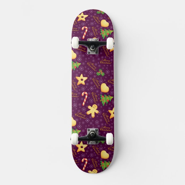 Merry Christmas Skateboard (Front)