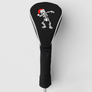 Merry Christmas Skeleton Sweater Golf Head Cover