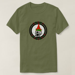 Merry Christmas Skull - T-Shirt