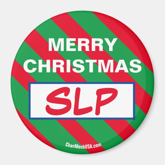 MERRY CHRISTMAS SLP Réfrigérateur Magnet (Devant)