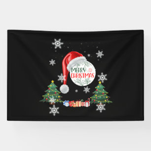 Merry Christmas Snow Collection 4x6 Vinyl Banner