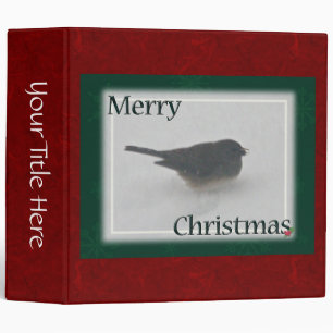 Merry Christmas Snowbird Coordinating Items Binder