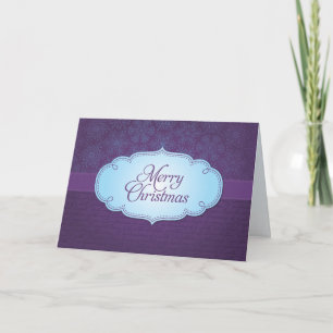 Merry Christmas snowflake card