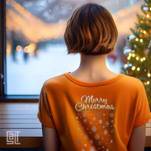 Merry Christmas Snowflakes Classic T-Shirt