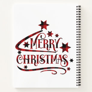 Merry Christmas Snowflakes, Happy New Year Notebook