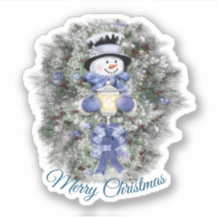 Merry Christmas snowman