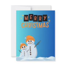 Merry Christmas snowman 