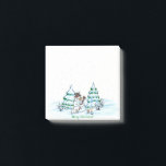 Merry Christmas! Snowman with Cat and Puppy Post-it Notes<br><div class="desc">Merry Christmas! Snowman with Cat and Puppy - little Dog ~~~ coloured pencil drawing by Krisi ArtKSZP ~~~ Store Category >>> Merry Christmas for Kids >>> Snowman with Cat and Puppy</div>
