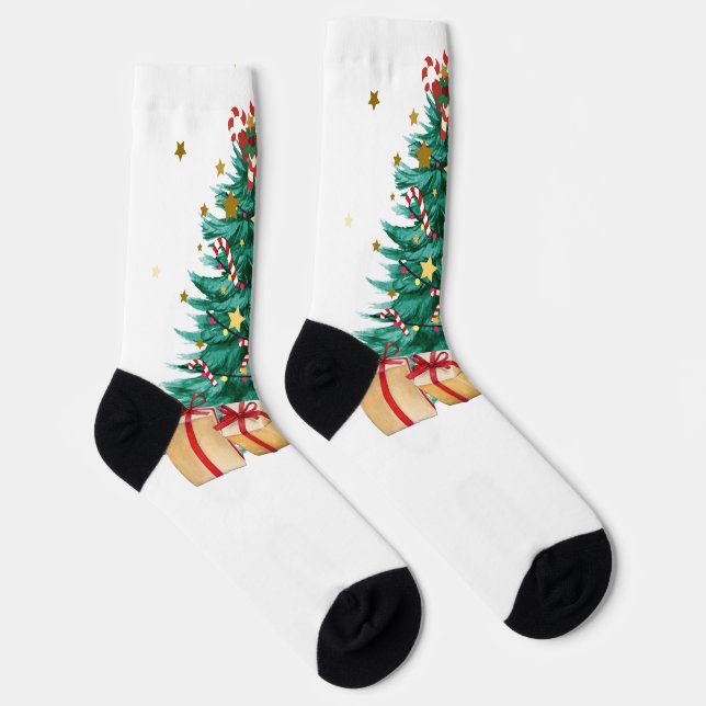 Merry Christmas Socks (Right)