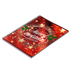 Merry Christmas sparkle and glitter, Notebook