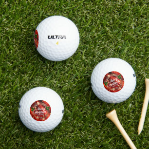Merry Christmas sparkle and shine Golf Balls