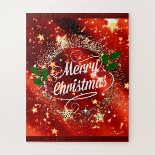 Merry Christmas sparkle and shine Jigsaw Puzzle