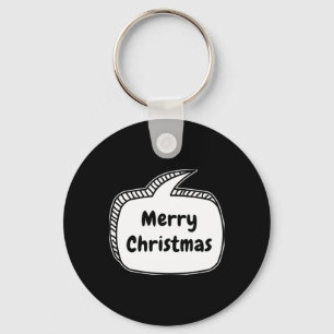 Merry Christmas Speech Bubble Toddler T Shirt  Keychain