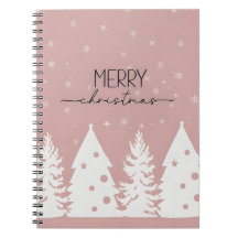Merry Christmas Spiral Notebook