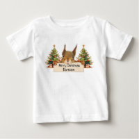 Merry Christmas Squirrel Christmas Trees Custom