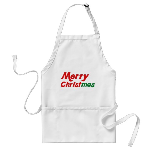 Merry Christmas Standard Apron (Front)