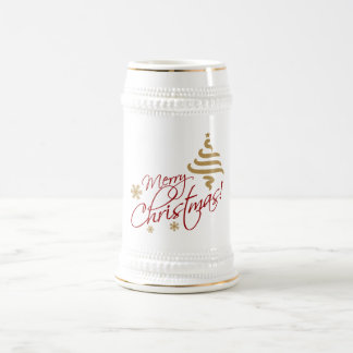 Merry Christmas Stein Mug