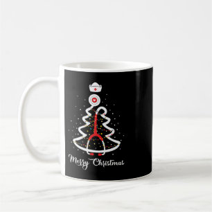 Merry Christmas Stethoscope Nurse Christmas Tree X Coffee Mug