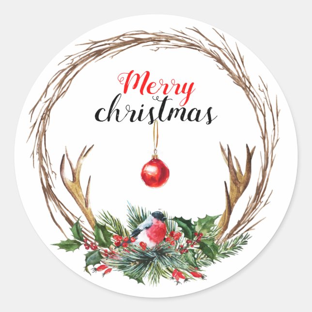 Merry Christmas Sticker (Front)