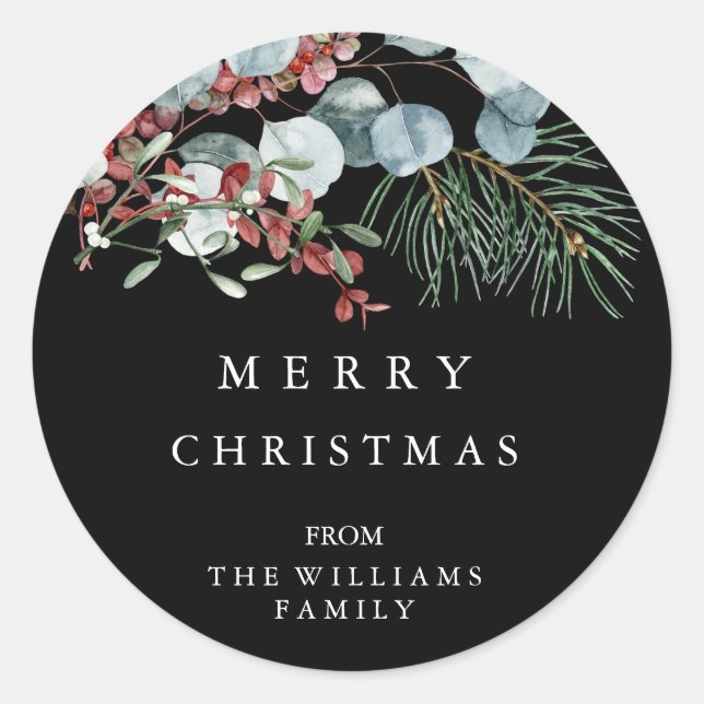 Merry Christmas Sticker (Front)