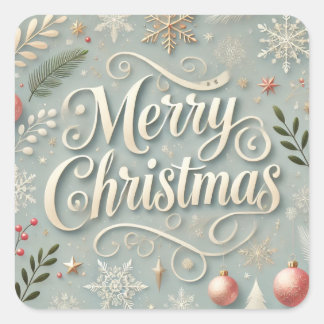 Merry Christmas Sticker
