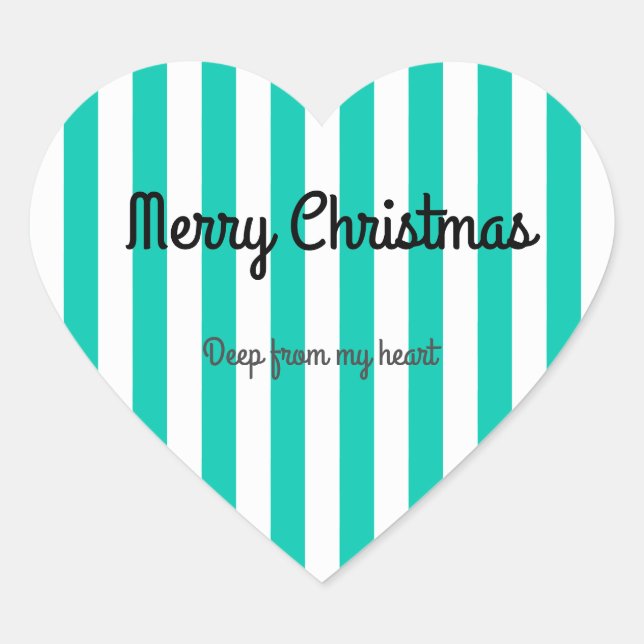 Merry Christmas Sticker (Front)