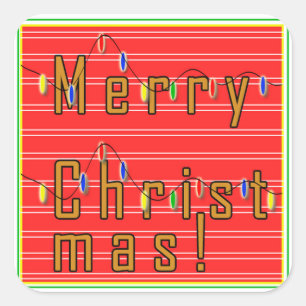 Merry Christmas Sticker