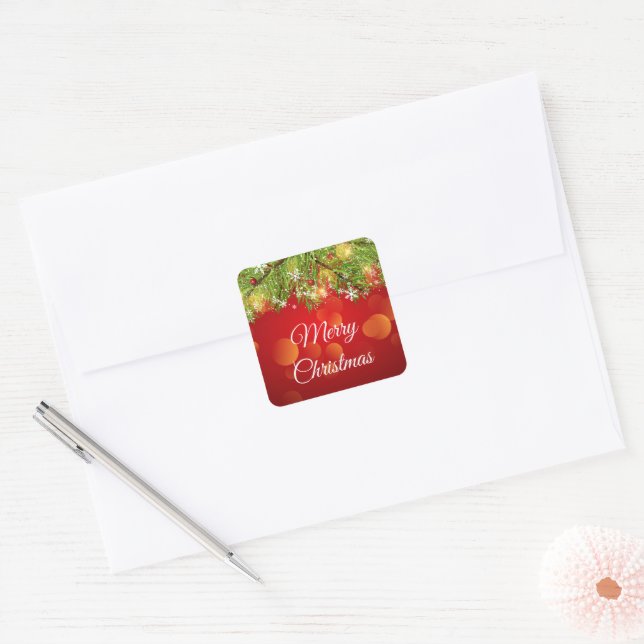 Merry Christmas Stickers (Envelope)