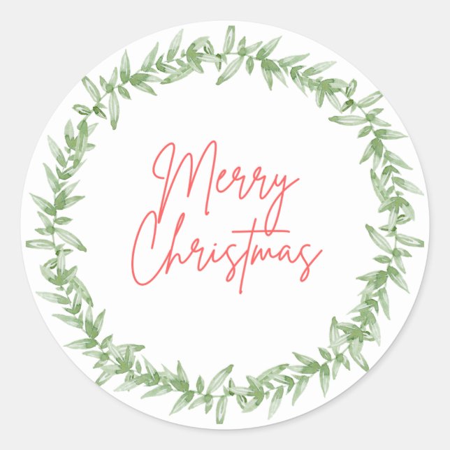 Merry Christmas stickers (Front)