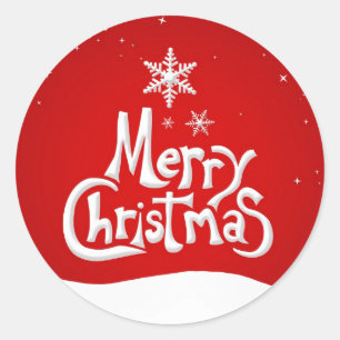 Merry Christmas stickers