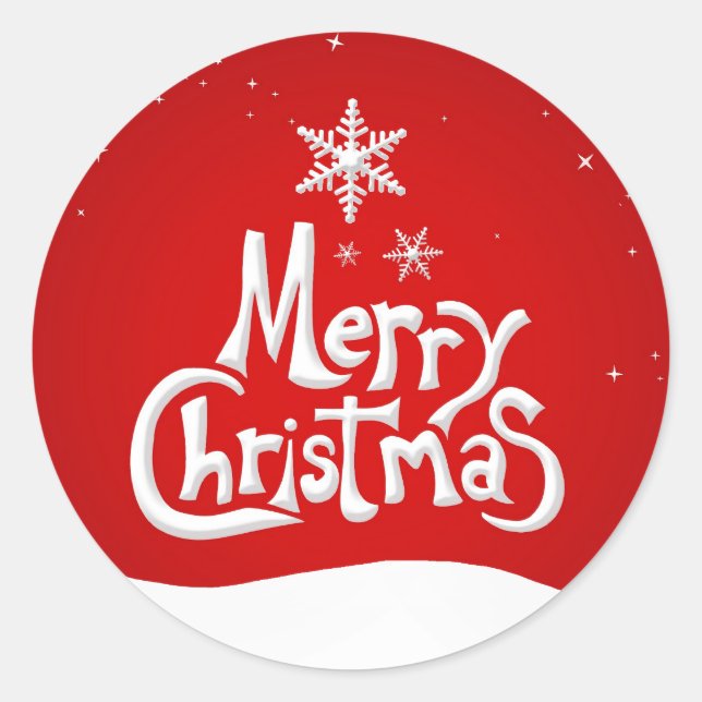 Merry Christmas stickers (Front)