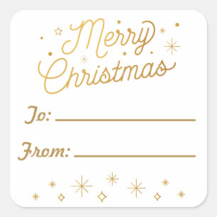 MERRY CHRISTMAS / Stickers Noël