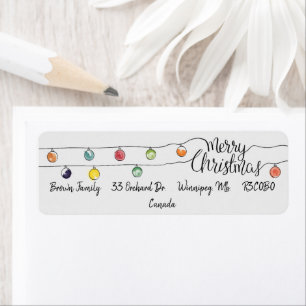 Merry Christmas String of Lights