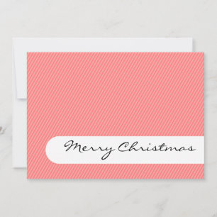 Merry Christmas - Stripes - Greetings Card