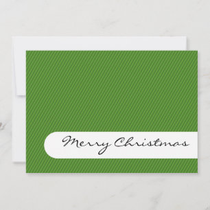 Merry Christmas - Stripes - Greetings Card