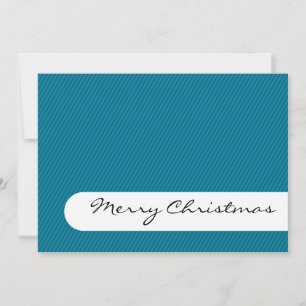 Merry Christmas - Stripes - Greetings Card