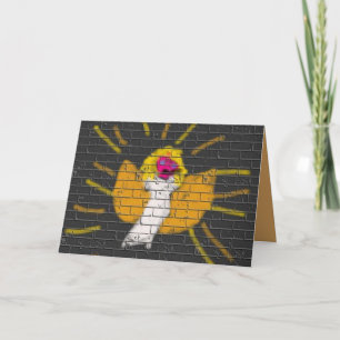 Merry Christmas Sun Moon Angel, Art by Kids :) Holiday Card