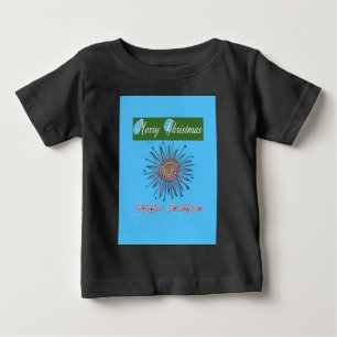 Merry Christmas Sunshine Holiday.png Baby T-Shirt