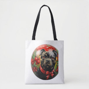 Merry Christmas Sussex Spaniel Tote Bag