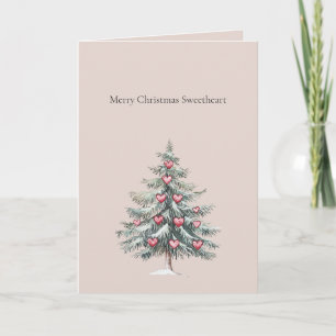 Merry Christmas Sweetheart Card