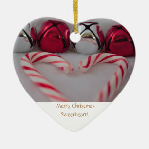 Merry Christmas Sweetheart! Ceramic Ornament