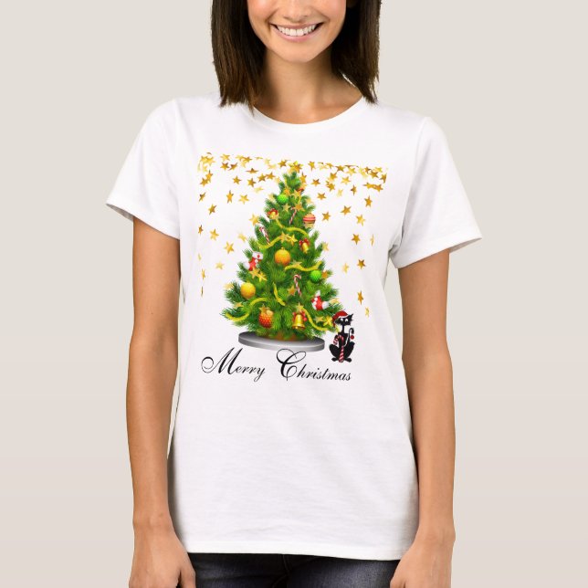 "MERRY CHRISTMAS" T-Shirt (Front)
