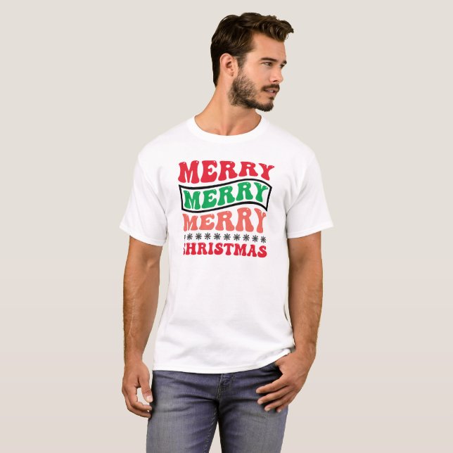 Merry Christmas T-shirt (Front Full)