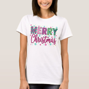 MERRY Christmas T-Shirt – Bold Holiday Typography 