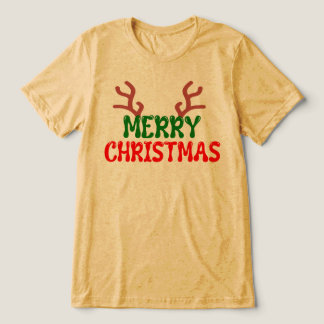 MERRY CHRISTMAS T-Shirt Tri-Blend Shirt