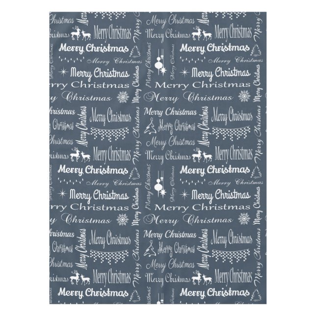 Merry Christmas Tablecloth (Front)