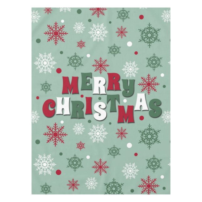 Merry Christmas Tablecloth (Front)