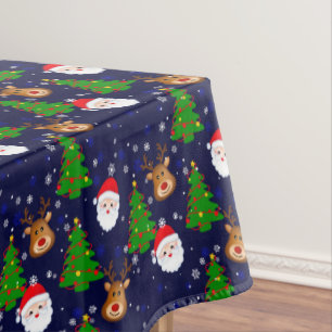 Merry Christmas Tablecloth, 52"x70" Tablecloth